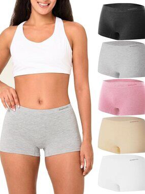 Cooling Soft Bamboo Boyshorts for Women - Comfortable Boxer Briefs Panties